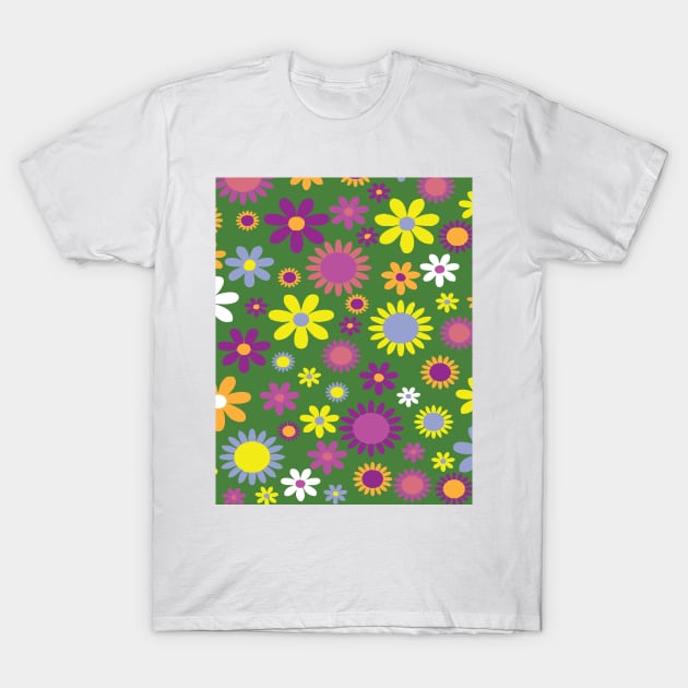 Flowers Abstract Art T-Shirt by BruceALMIGHTY Baker